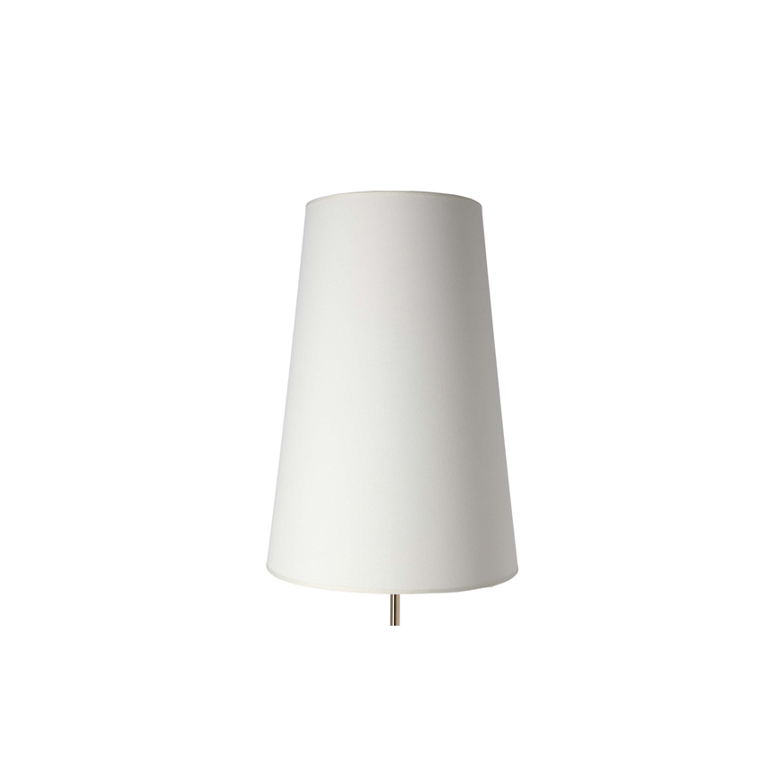Candeeiro de chão TAFLO 1xE27/60W/230V branco/preto/dourado