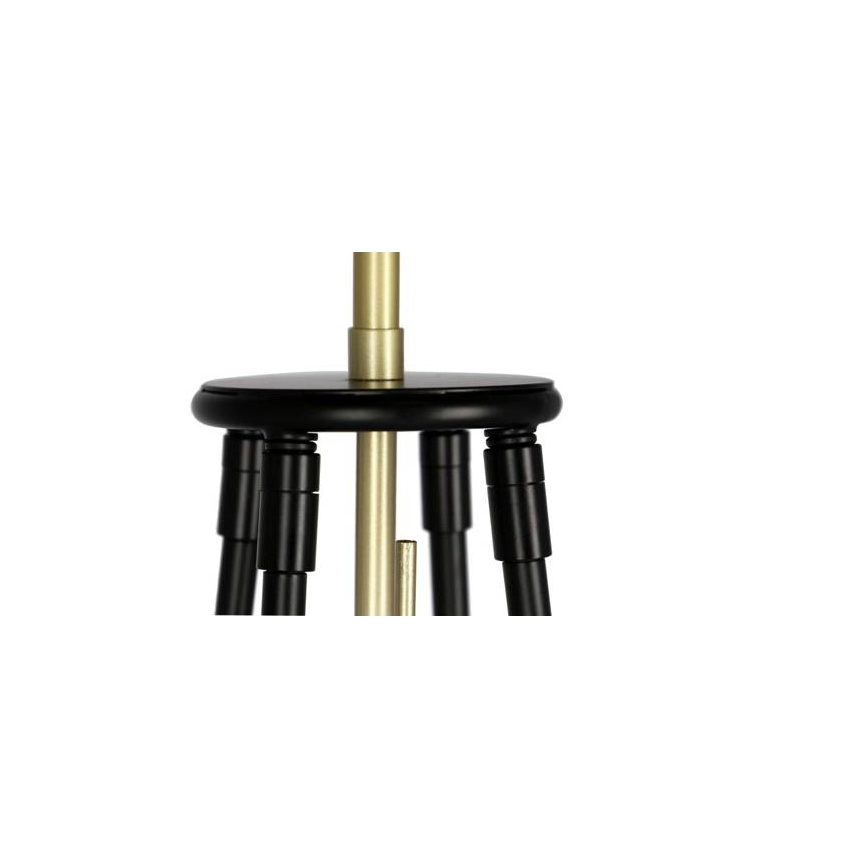Candeeiro de chão TEGOLA 1xE27/60W/230V preto/dourado