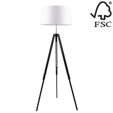 Candeeiro de chão TRIPOD 1xE27/60W/230V faia - certificado por FSC