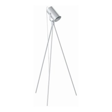 Candeeiro de chão TUBA 1xE27/24W/230V branco