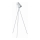 Candeeiro de chão TUBA 1xE27/24W/230V branco