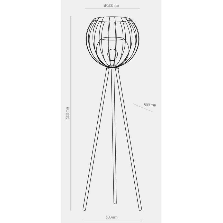 Candeeiro de chão UNIVERSO 1xE27/60W/230V