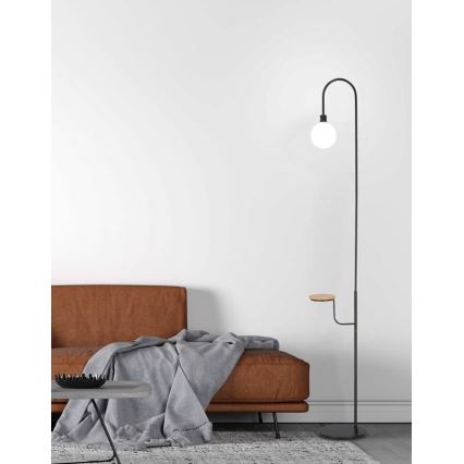 Candeeiro de chão VANITY 1xG9/40W/230V preto
