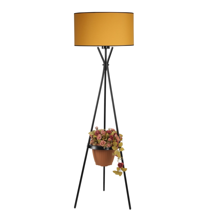 Candeeiro de chão VENEDIK 1xE27/60W/230V laranja/preto