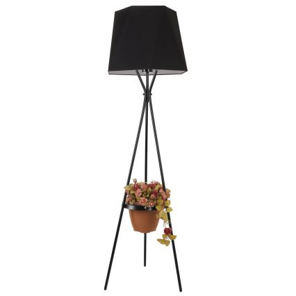 Candeeiro de chão VENEDIK 1xE27/60W/230V preto