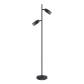 Candeeiro de chão VERTICAL 2xGU10/8W/230V preto