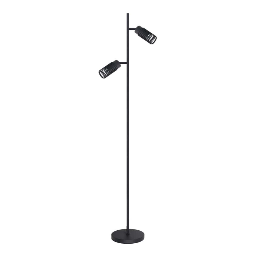 Candeeiro de chão VERTICAL 2xGU10/8W/230V preto