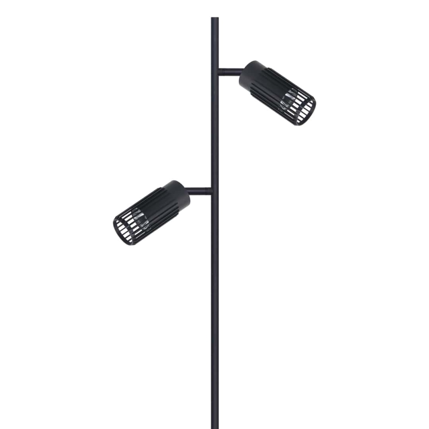 Candeeiro de chão VERTICAL 2xGU10/8W/230V preto