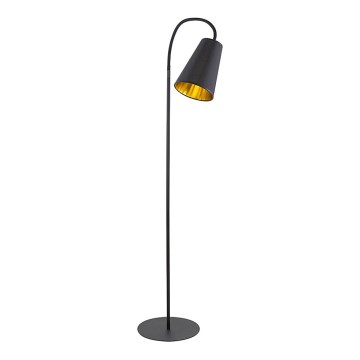 Candeeiro de chão WIRE 1xE27/15W/230V preto/dourado