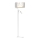Candeeiro de chão ZIGGY 1xE27/40W/230V + 1xGU10/MR11/7W branco/dourado