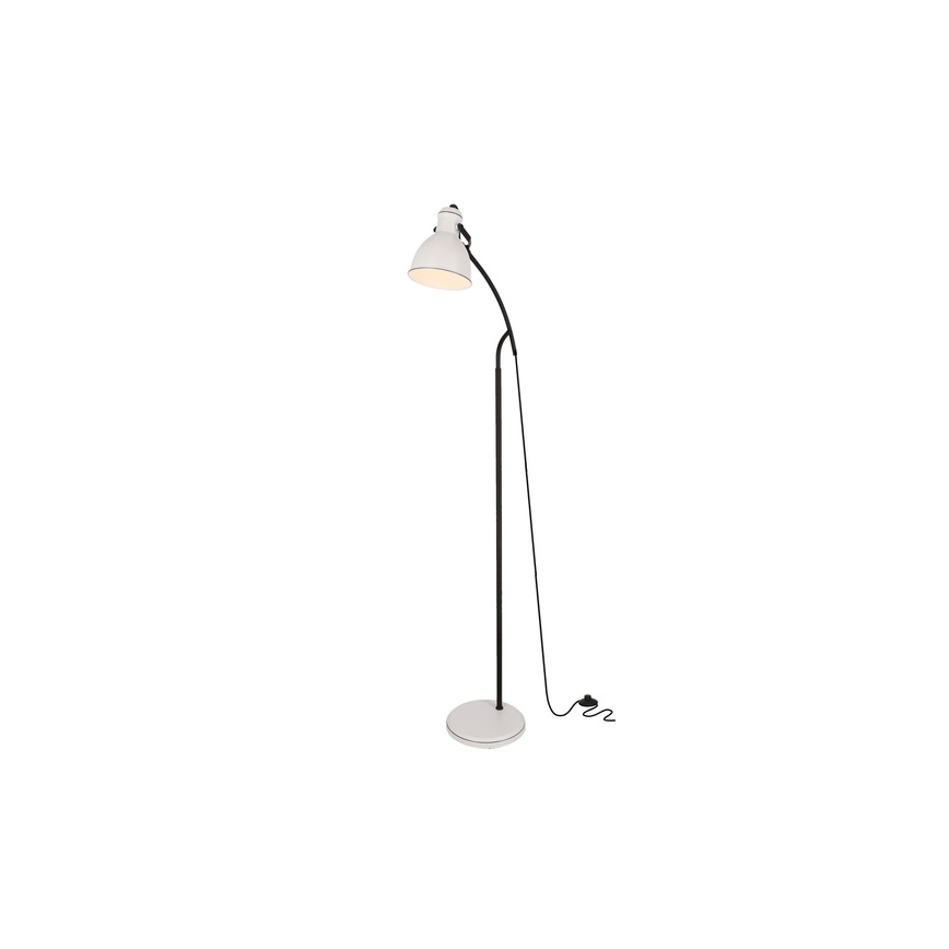 Candeeiro de chão ZUMBA 1xE27/40W/230V branco/preto