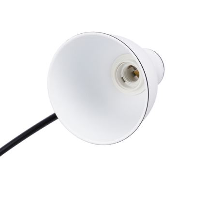 Candeeiro de chão ZUMBA 1xE27/40W/230V branco/preto