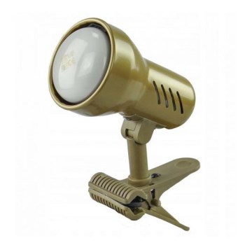 Candeeiro de clipe KM 1xE14/24W/230V dourado