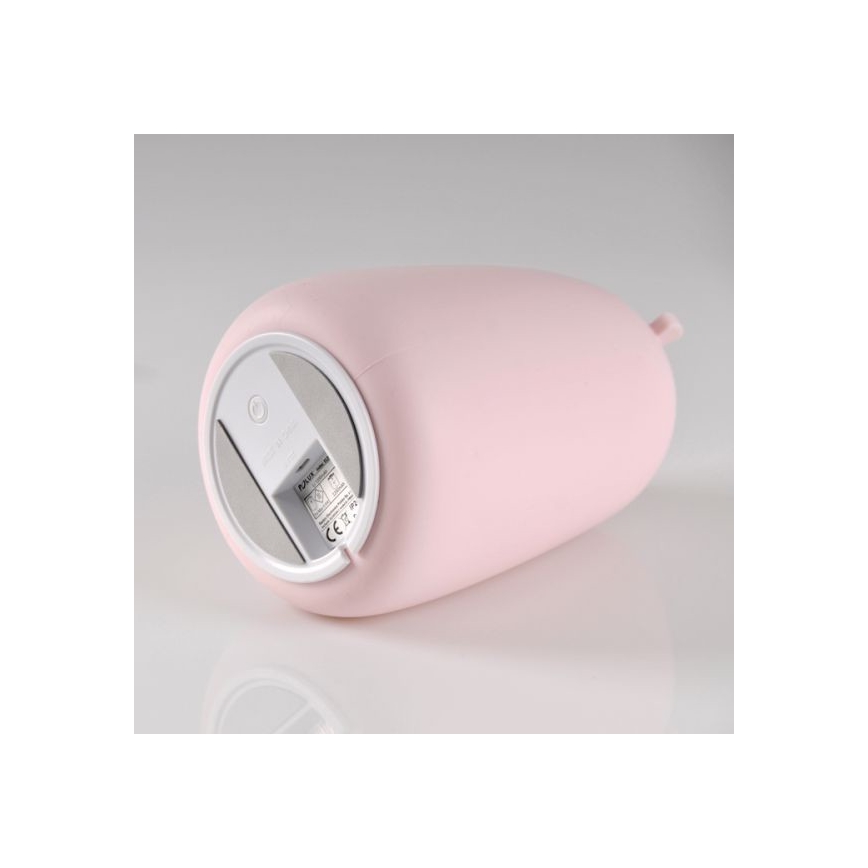 Candeeiro de criança LED RGB de toque BEAR LED/0,8W/5V pink + USB