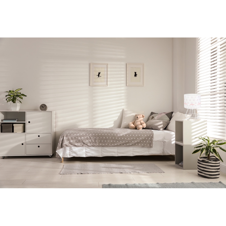 Candeeiro de criança PIKKI 1xE27/60W/230V rosa