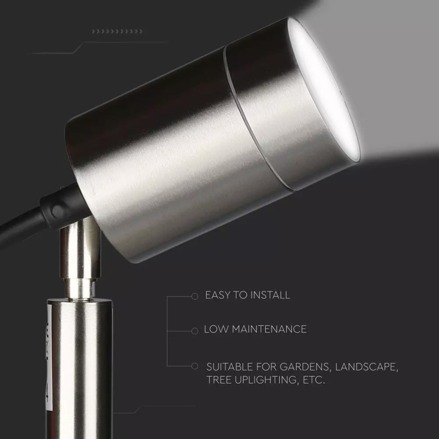 Candeeiro de exterior 1xGU10/35W/230V IP44