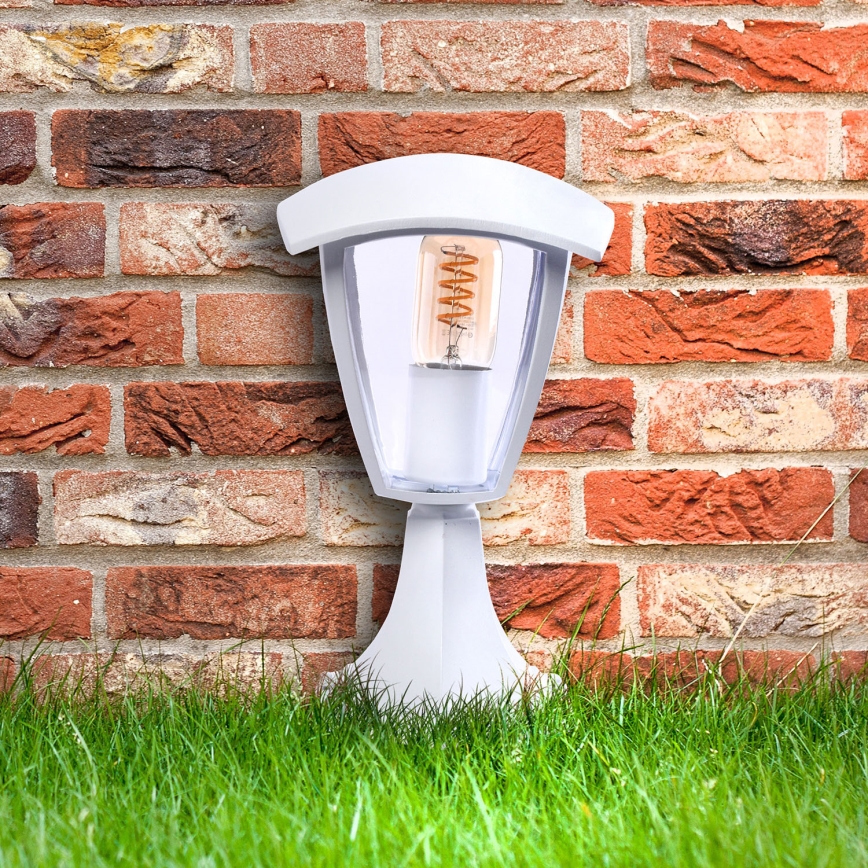 Candeeiro de exterior FOX 1xE27/40W/230V IP44 branco