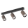 Candeeiro de focos TUNE 3xGU10/10W/230V preto/castanho