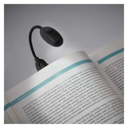 Candeeiro de leitura LED/1xAAA
