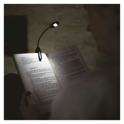 Candeeiro de leitura LED/1xAAA