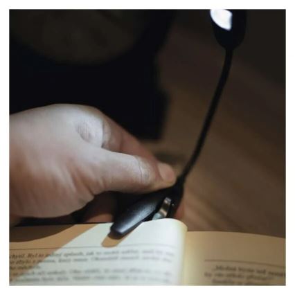 Candeeiro de leitura LED/1xAAA