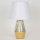 Candeeiro de mesa 1xE14/40W/230V branco/dourado