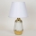 Candeeiro de mesa 1xE14/40W/230V branco/dourado