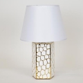 Candeeiro de mesa 1xE14/40W/230V branco/dourado