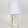 Candeeiro de mesa 1xE14/40W/230V branco/dourado