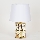 Candeeiro de mesa 1xE14/40W/230V branco/dourado