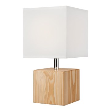 Candeeiro de mesa 1xE14/60W/230V pinho - FSC certificado