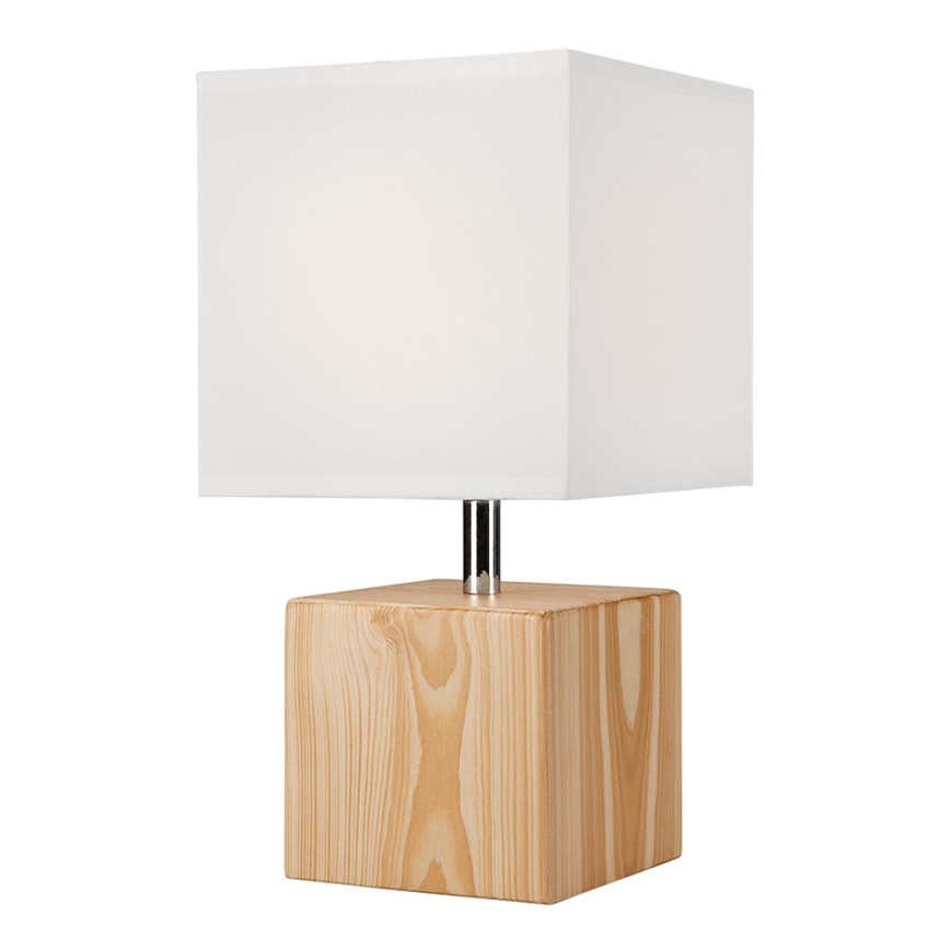 Candeeiro de mesa 1xE14/60W/230V pinho - FSC certificado