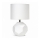 Candeeiro de mesa 1xE27/25W/230V branco