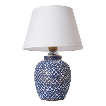 Candeeiro de mesa 1xE27/40W/230V azul