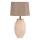 Candeeiro de mesa 1xE27/40W/230V bege/dourado