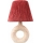 Candeeiro de mesa 1xE27/40W/230V branco/vermelho