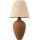 Candeeiro de mesa 1xE27/40W/230V castanho/creme