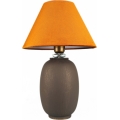 Candeeiro de mesa 1xE27/40W/230V castanho/laranja