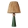 Candeeiro de mesa 1xE27/40W/230V castanho/verde