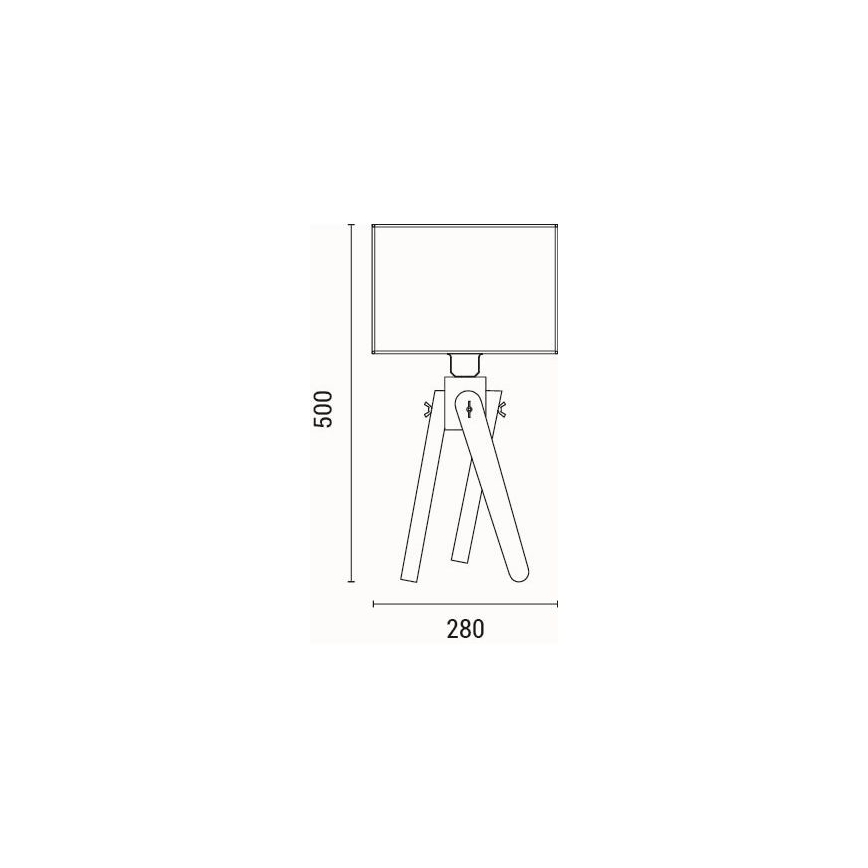 Candeeiro de mesa 1xE27/40W/230V