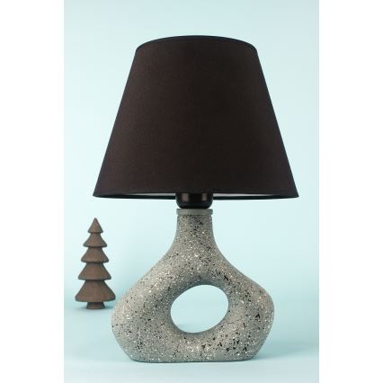 Candeeiro de mesa 1xE27/40W/230V preto/verde