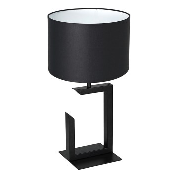 Candeeiro de mesa 1xE27/60W/230V 45 cm preto/branco