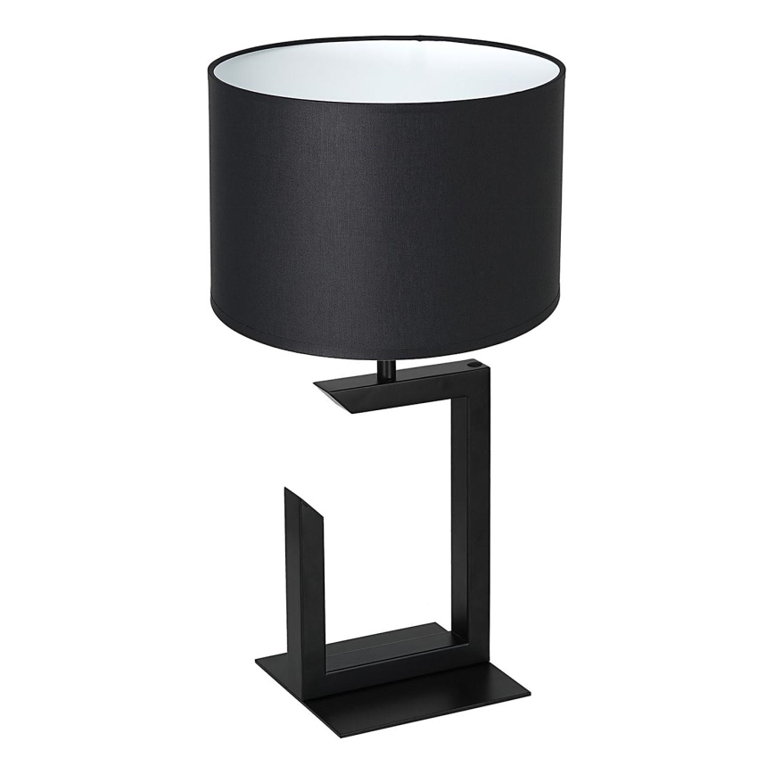 Candeeiro de mesa 1xE27/60W/230V 45 cm preto/branco