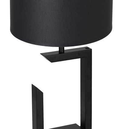 Candeeiro de mesa 1xE27/60W/230V 45 cm preto/branco