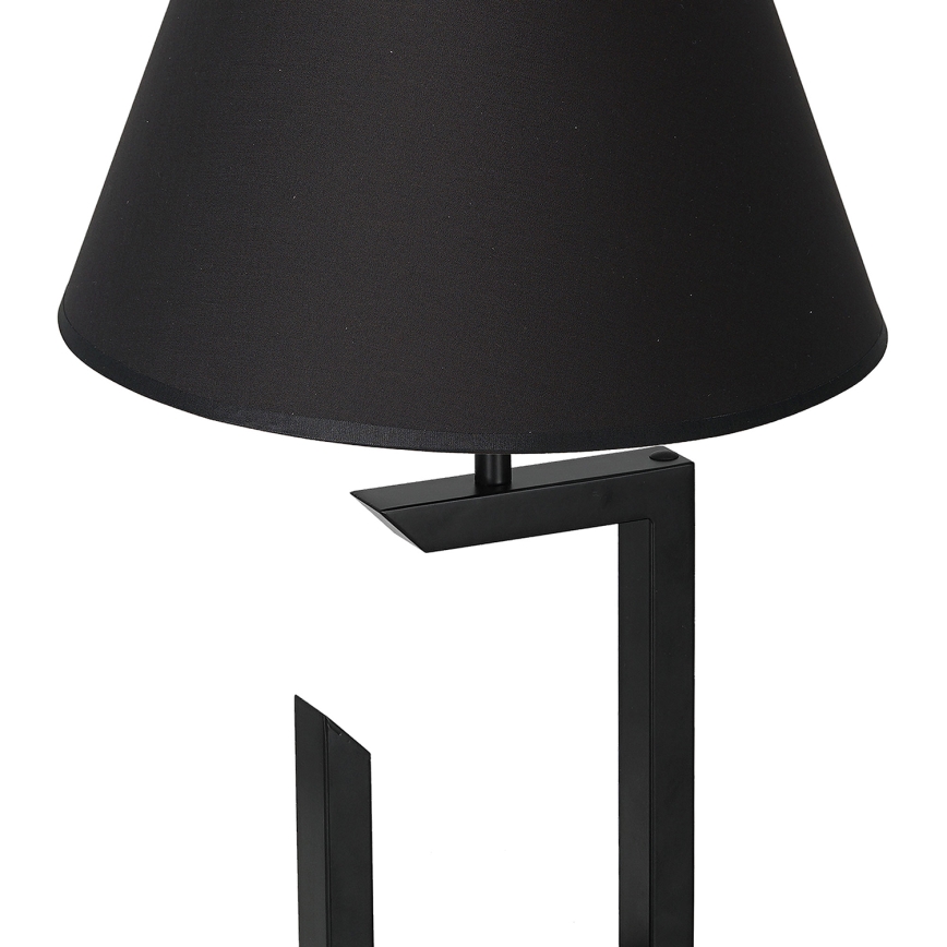 Candeeiro de mesa 1xE27/60W/230V 45 cm preto/dourado