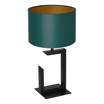 Candeeiro de mesa 1xE27/60W/230V 45 cm verde/dourado