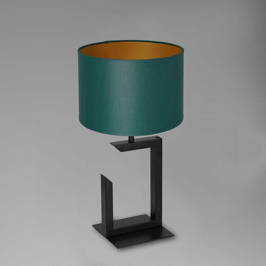 Candeeiro de mesa 1xE27/60W/230V 45 cm verde/dourado