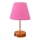 Candeeiro de mesa 1xE27/60W/230V rosa/cobre