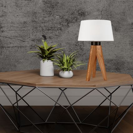 Candeeiro de mesa AIDA 1xE27/60W/230V carvalho