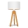 Candeeiro de mesa ALBA 1xE27/15W/230V branco/dourado/carvalho